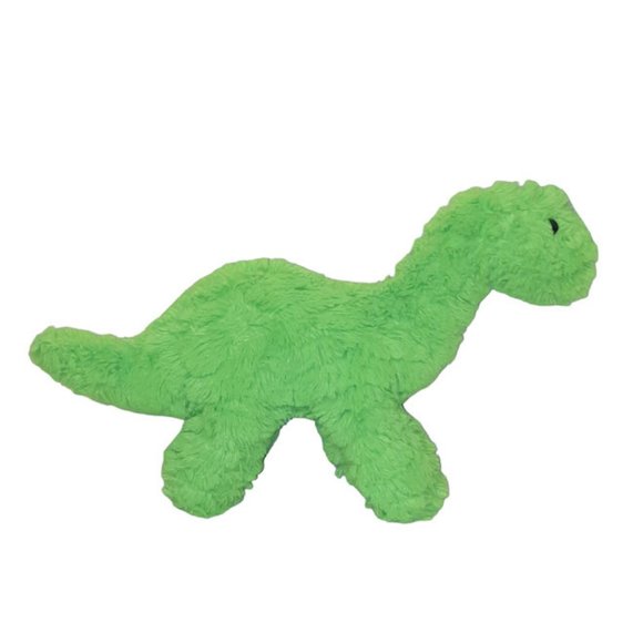 2016 Manhattan Toy Company Green Brontosaurus Dinosaur Plush Stuffed Beanbag Toy - Picture 3 of 5